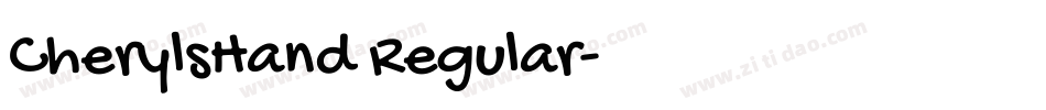 CherylsHand Regular字体转换